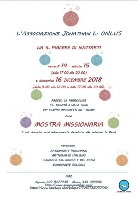 MOSTRA MISSIONARIA - Associazione JONATHAN L. onlus