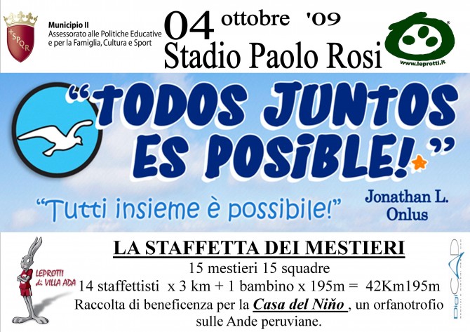 4 ottobre 2009 - Associazione JONATHAN L. onlus